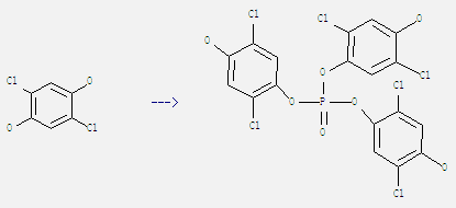 2,5-Dichlorohydroquinone can be used to produce tris(2,5-dichloro-4-hydroxyphenyl) phosphate